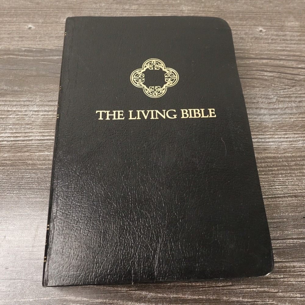 Tyndale The Living Bible Personal Gift Edition LEATHER Red Letter Concordance